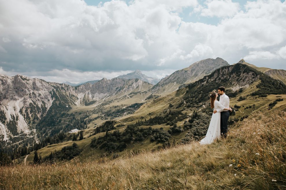 Hochzeit in Tirol, Brautpaarfotos, Elopement Austria, Hochzeitsbilder, Fotograf Frankfurt