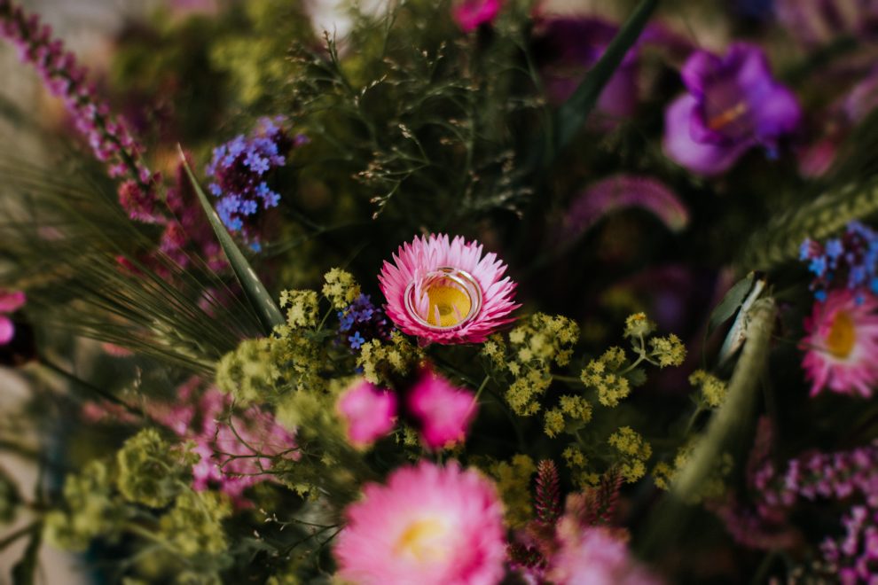 Eheringe, Hochzeit Frankfurt, Brautstrauß