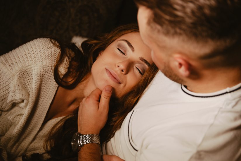 Romantische paar Zuhause, Homeshooting