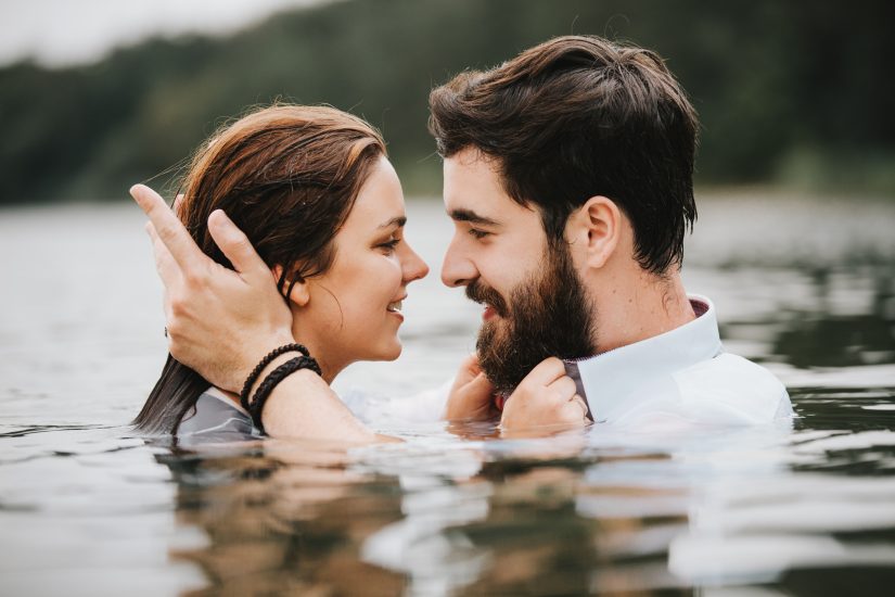 Verlobung Fotoshooting am See