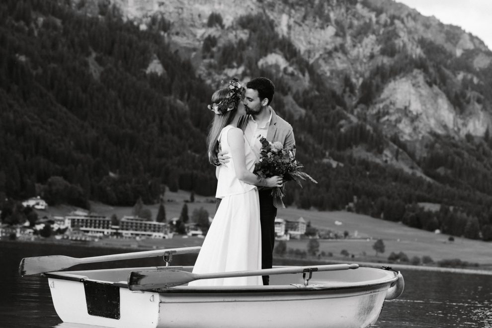 Brautpaarshooting am Haldensee in Tirol