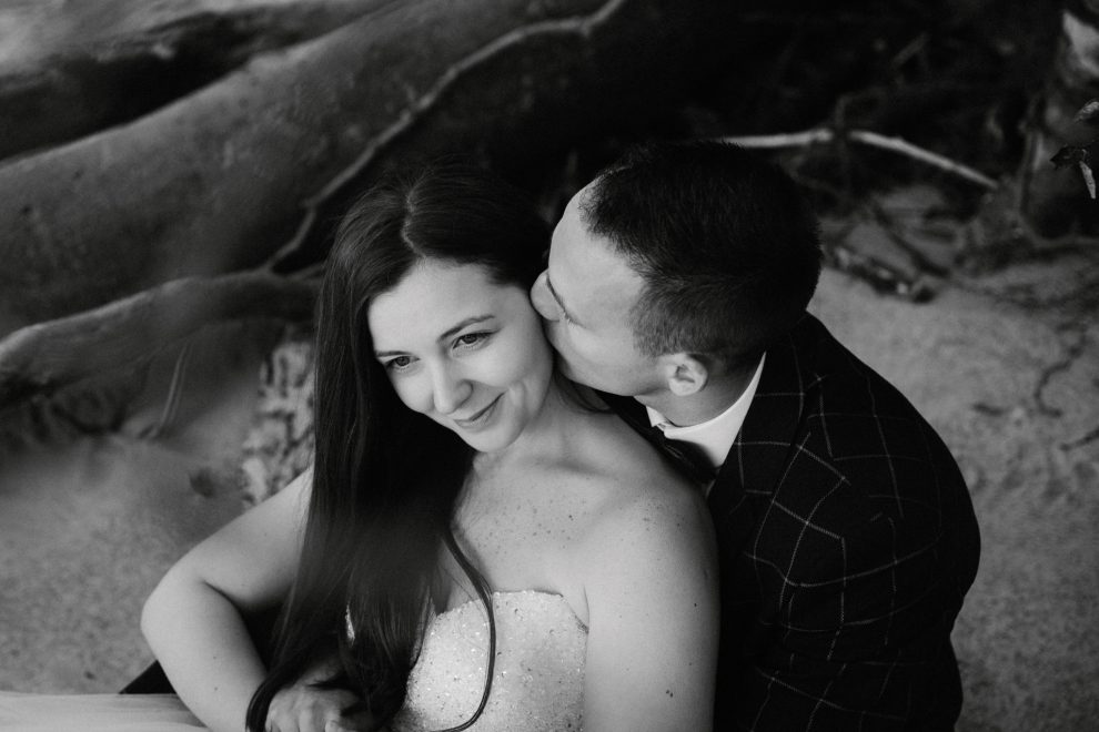 Brautpaarshooting an der See