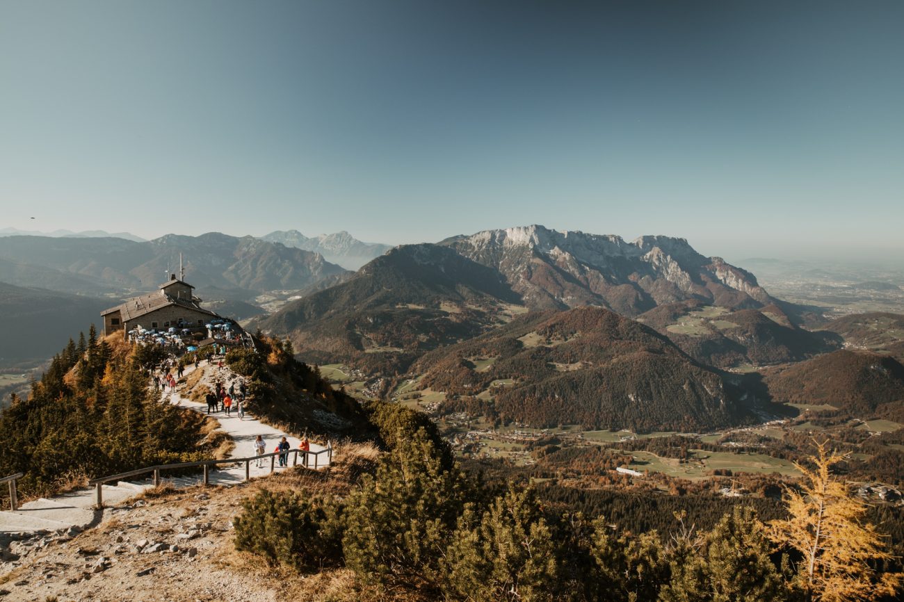 Urlaub in Deutschland, Kehlstein,Bayerische Alpen, Alpen, Wandern, Bergpanorama