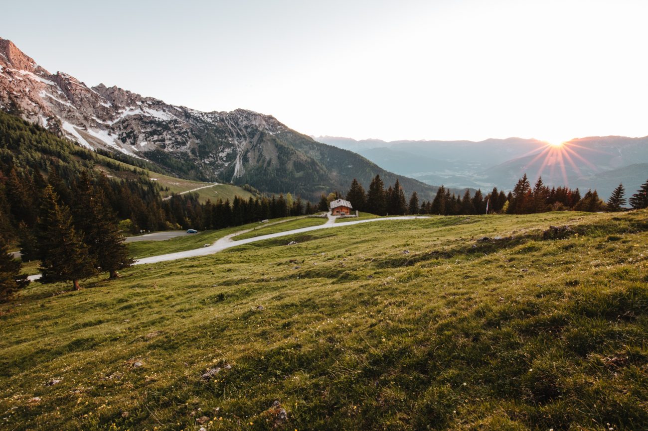 Urlaub in Deutschland, Bayerische Alpen, Alpen, Wandern, Bergpanorama