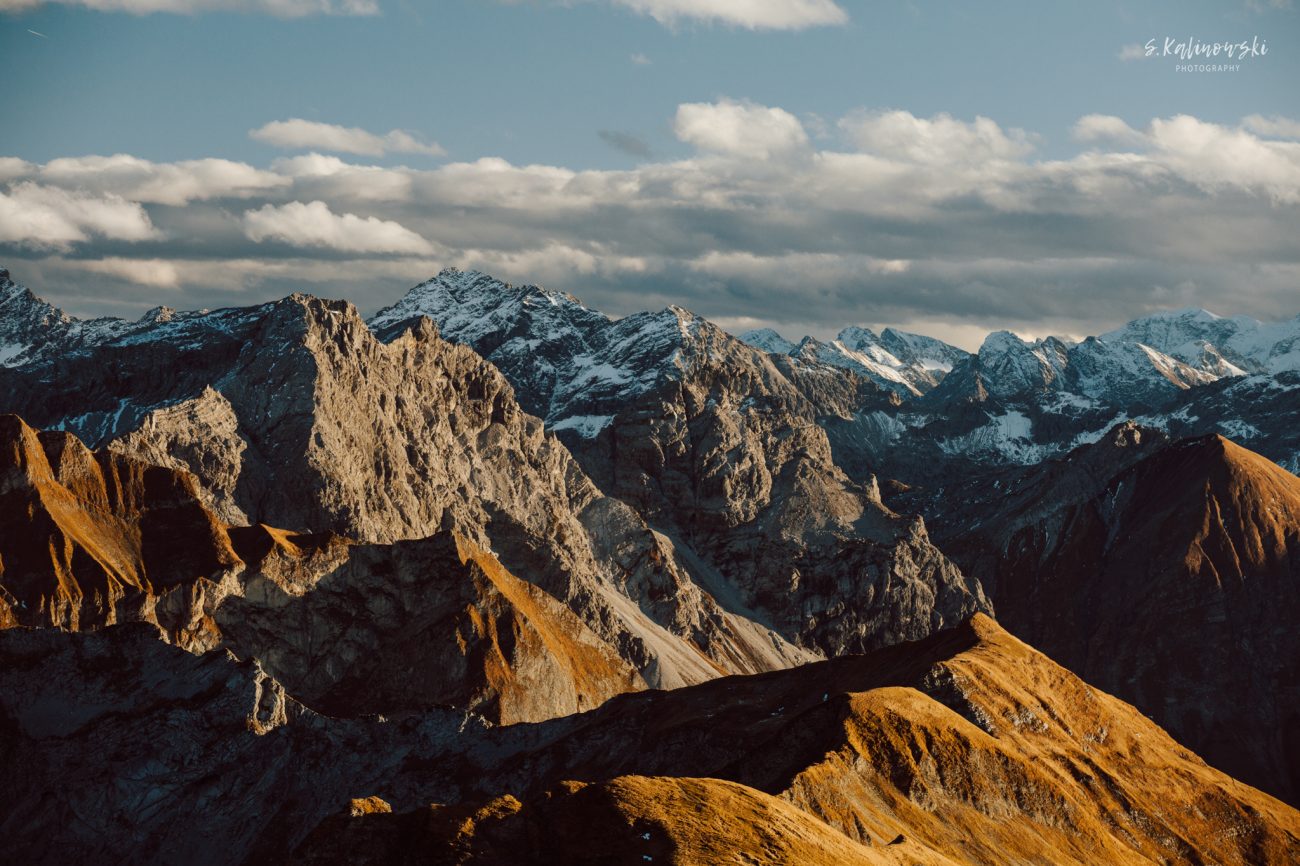 Urlaub in Deutschland, Bayerische Alpen, Alpen, Wandern, Bergpanorama