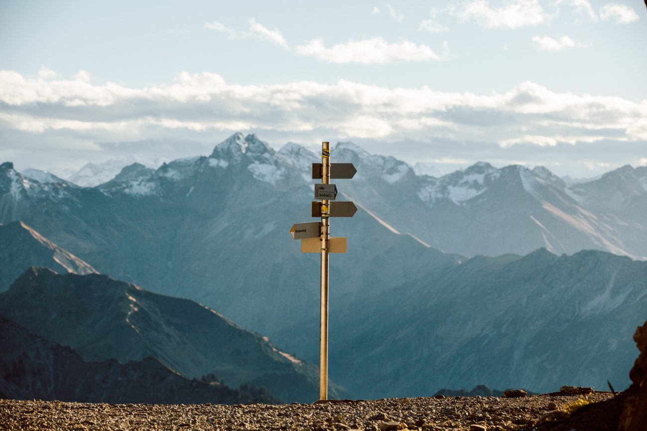 Urlaub in Deutschland, Nebelhorn, Bayerische Alpen, Alpen, Wandern, Bergpanorama