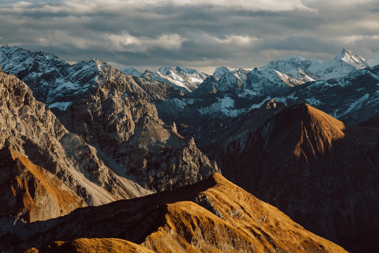 Urlaub in Deutschland, Nebelhorn, Bayerische Alpen, Alpen, Wandern, Bergpanorama