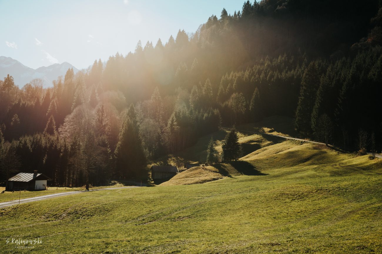 Urlaub in Deutschland, Bayerische Alpen, Alpen, Wandern, Bergpanorama