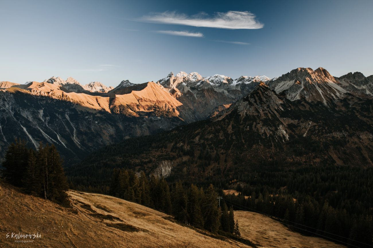 Urlaub in Deutschland, Oberstdorf, Bayerische Alpen, Alpen, Wandern, Bergpanorama