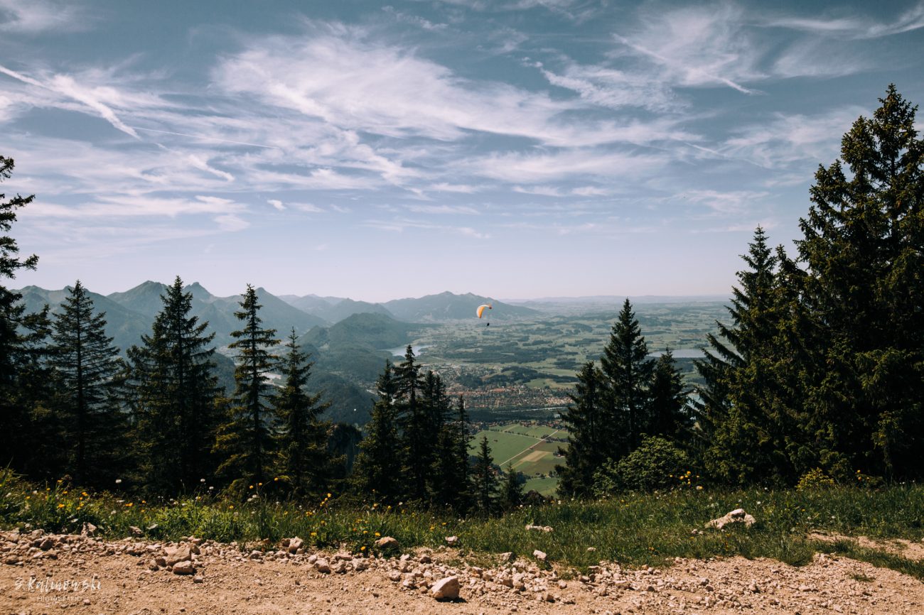 Urlaub in Deutschland, Bayerische Alpen, Alpen, Wandern, Bergpanorama