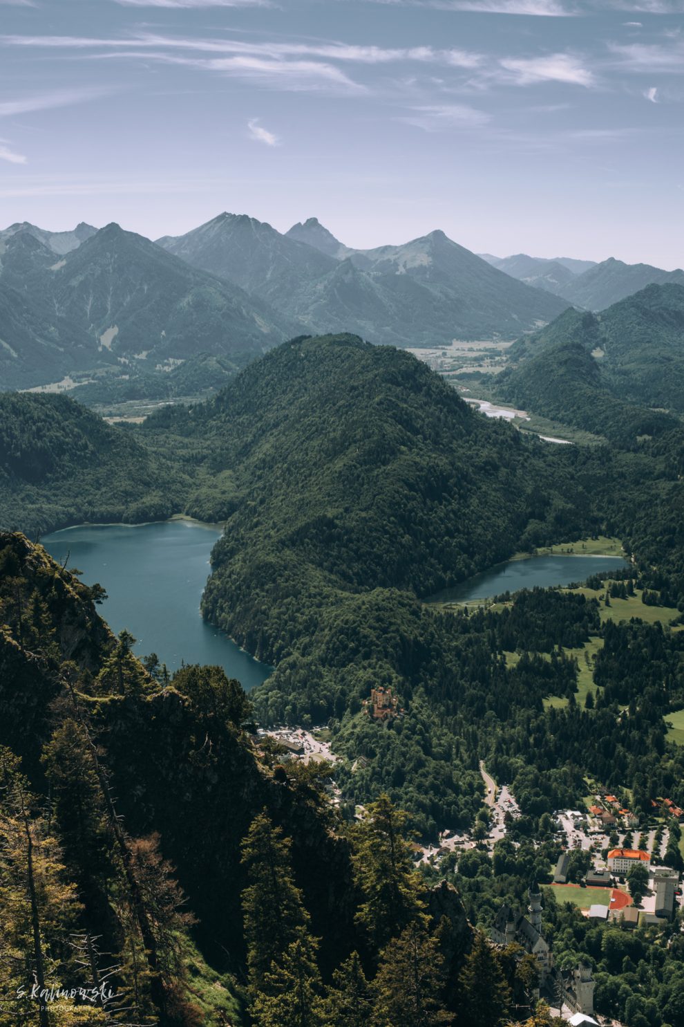 Urlaub in Deutschland, Bayerische Alpen, Alpen, Wandern, Bergpanorama