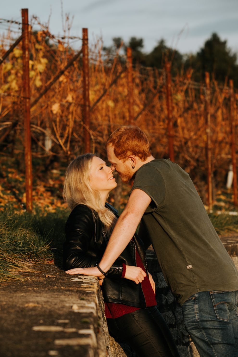 paarshooting sonnenuntergang Frankfurt Lohrberg Herbst