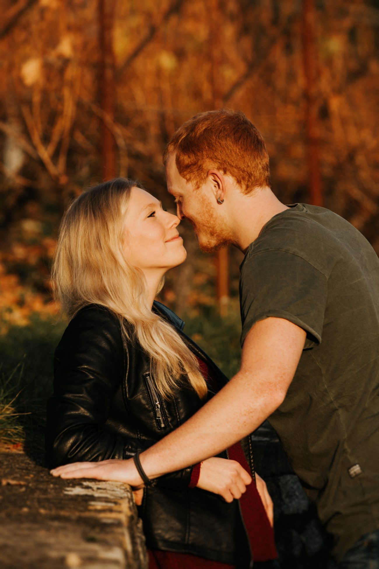 paarshooting sonnenuntergang Frankfurt Lohrberg Herbst