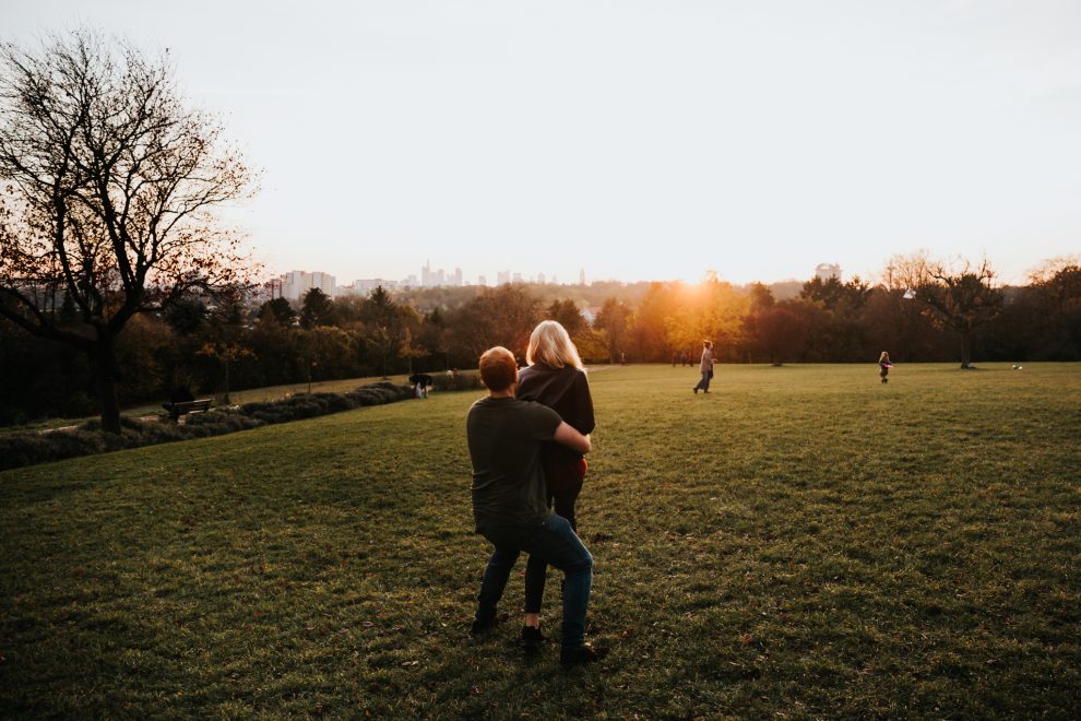 paarshooting sonnenuntergang Frankfurt Lohrberg Herbst