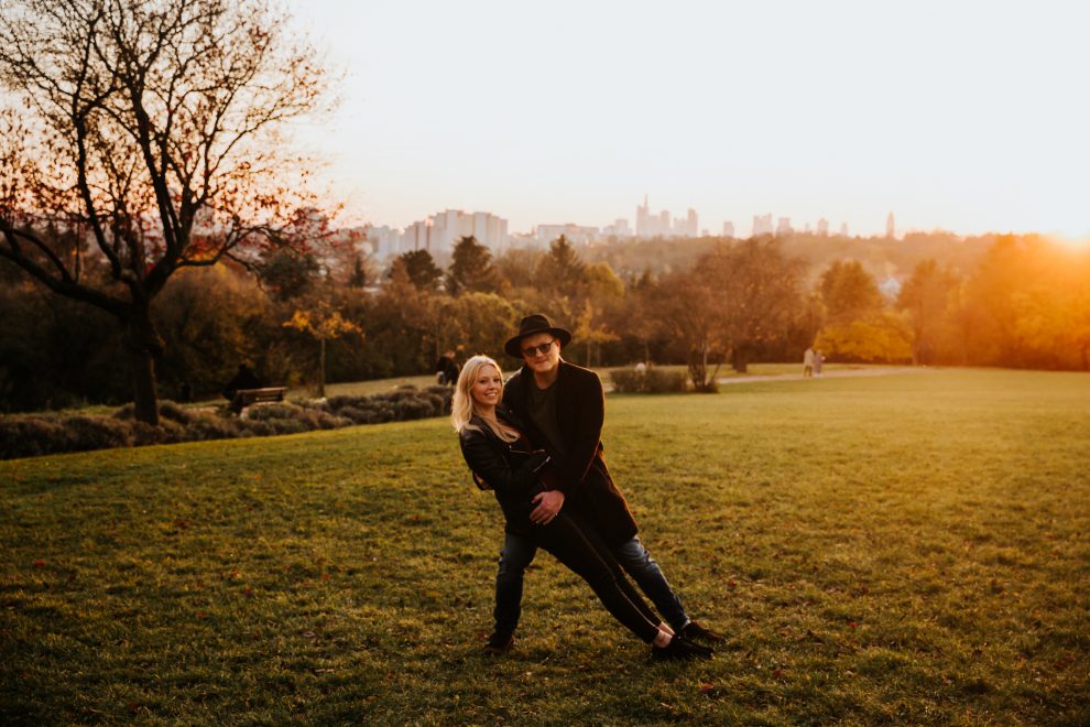 paarshooting sonnenuntergang Frankfurt Lohrberg Herbst