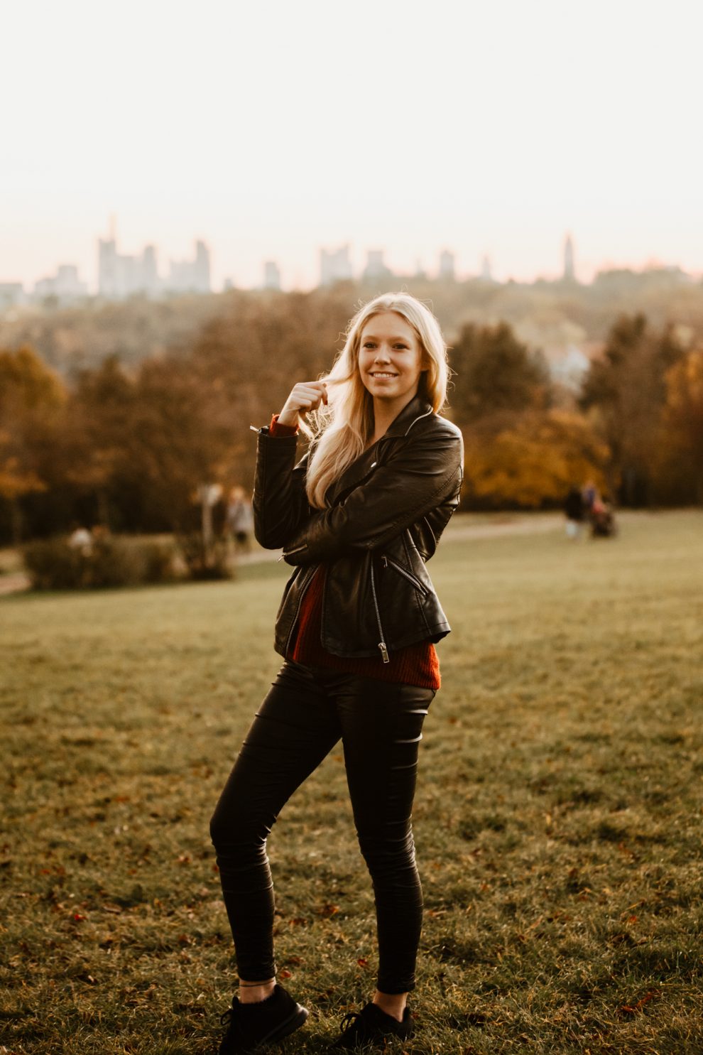 paarshooting sonnenuntergang Frankfurt Lohrberg Herbst