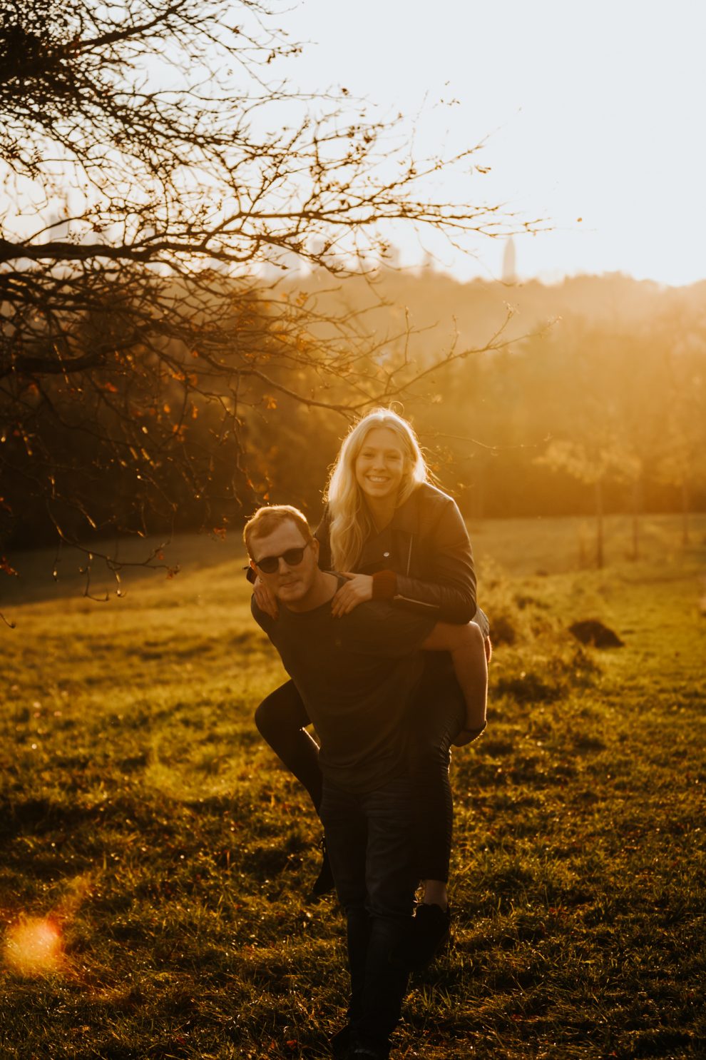 paarshooting sonnenuntergang Frankfurt Lohrberg Herbst