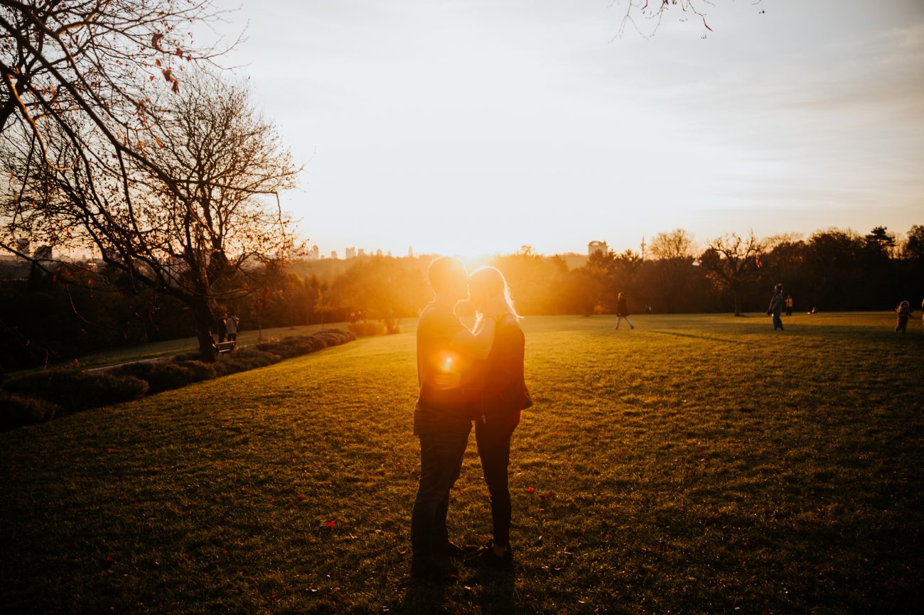 paarshooting sonnenuntergang Frankfurt Lohrberg Herbst