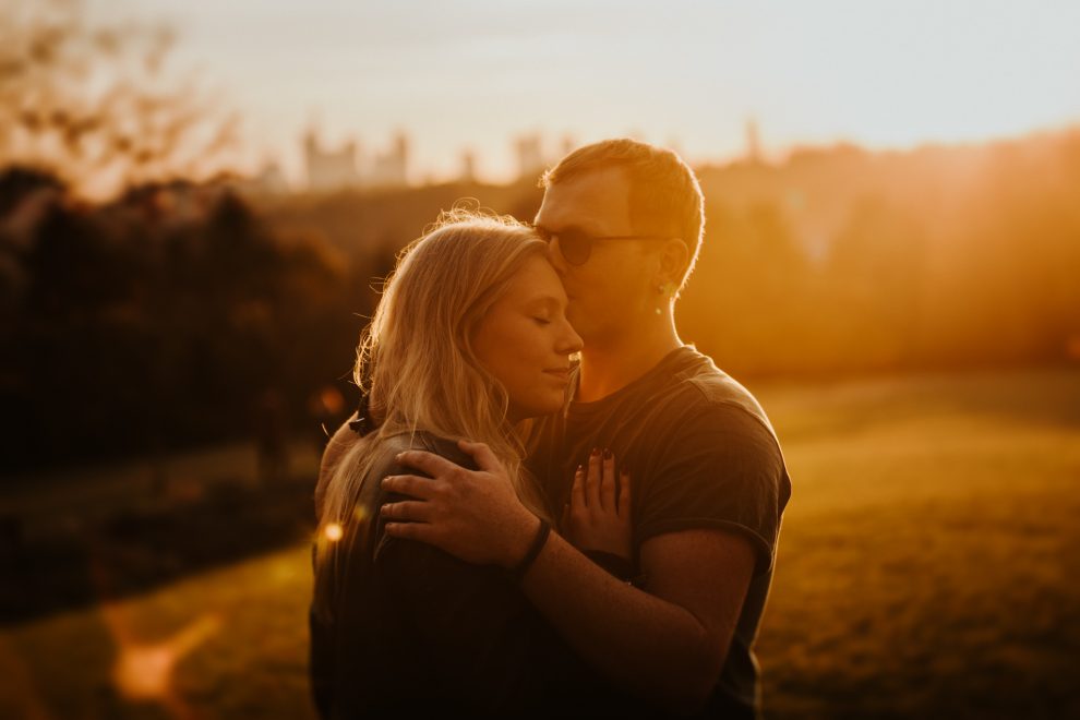 paarshooting sonnenuntergang Frankfurt Lohrberg Herbst