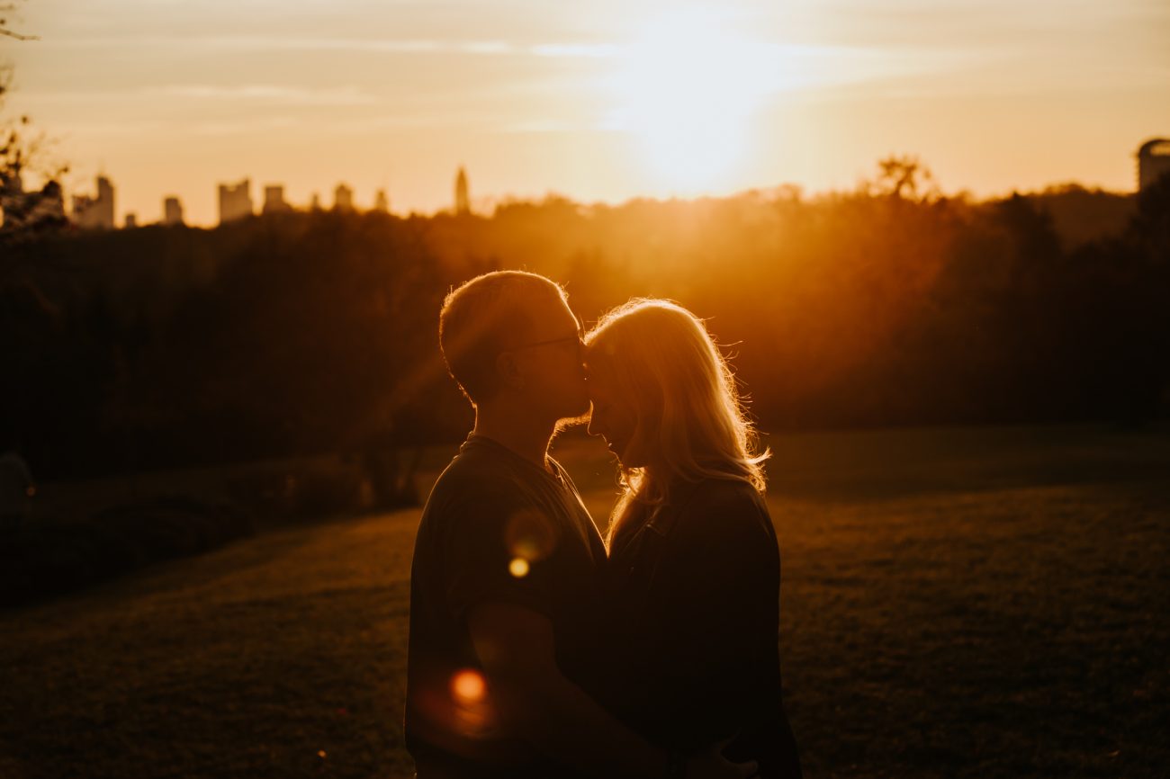 paarshooting sonnenuntergang Frankfurt Lohrberg Herbst