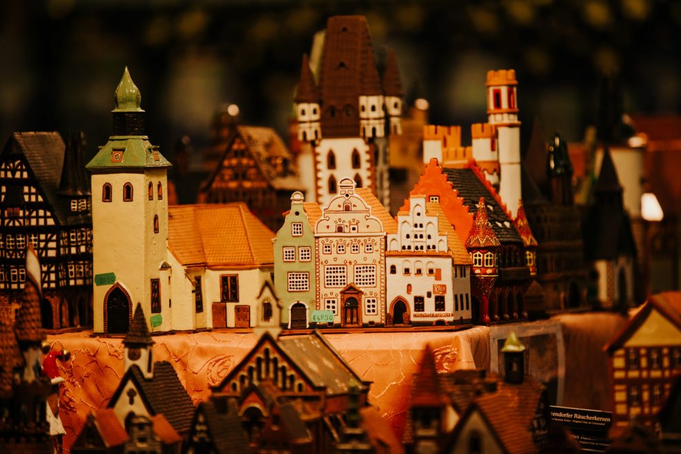 Miniatur Modell Frankfurt Stadt