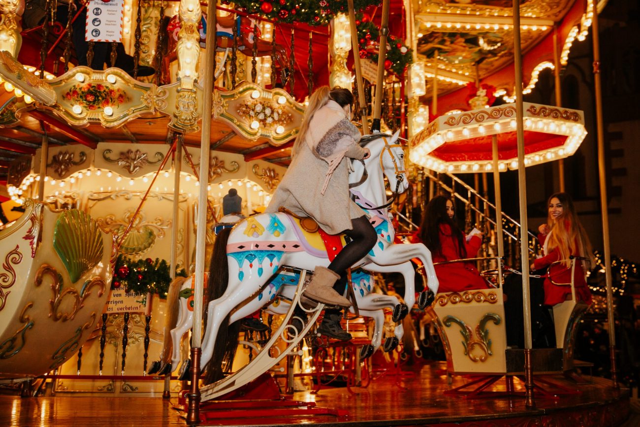 Karussell-Pferd frankfurt weihnachtsmarkt